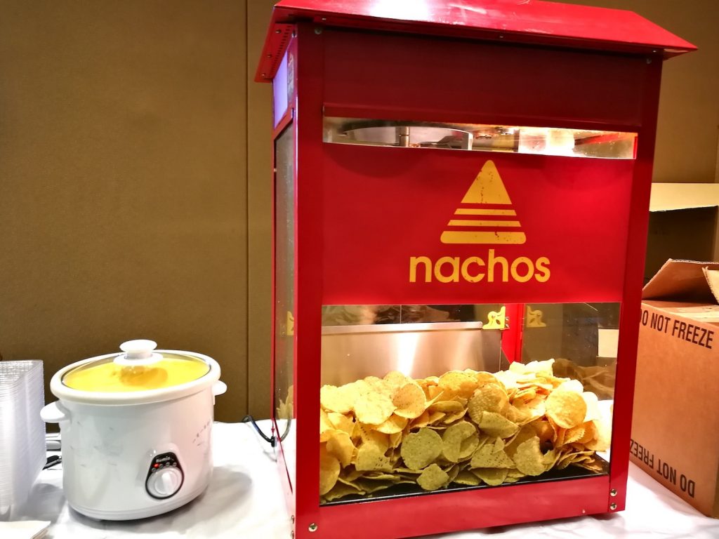 Nacho Cheese Chips Live Station