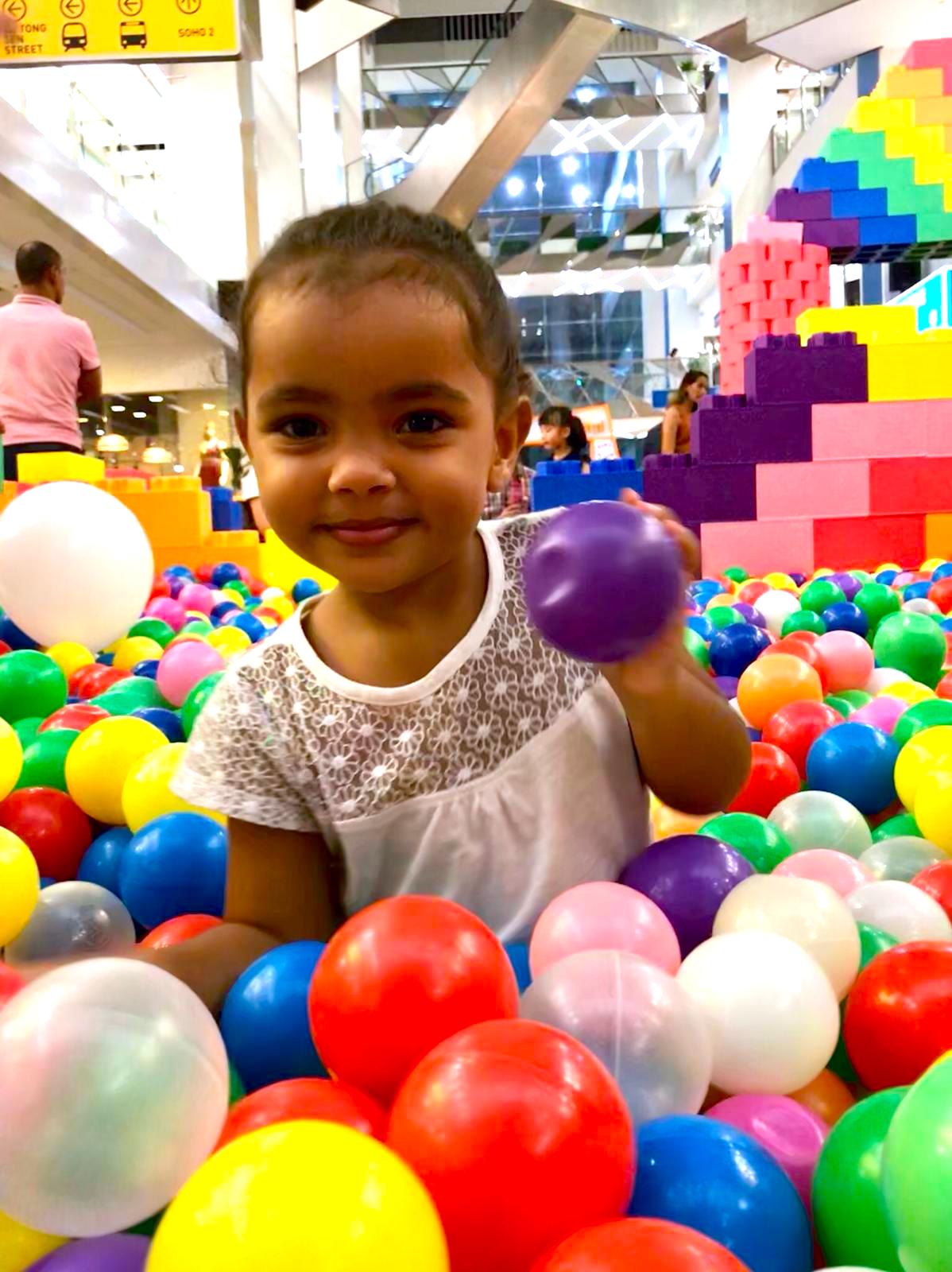 Ball pit in Shopping Mall