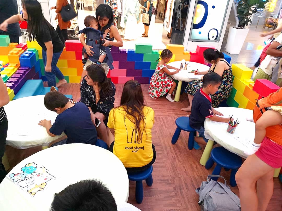 Kids Colouring Activity Area
