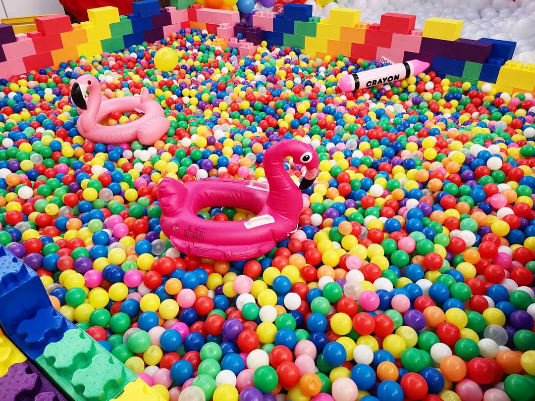 Rainbow Ball Pit for hire