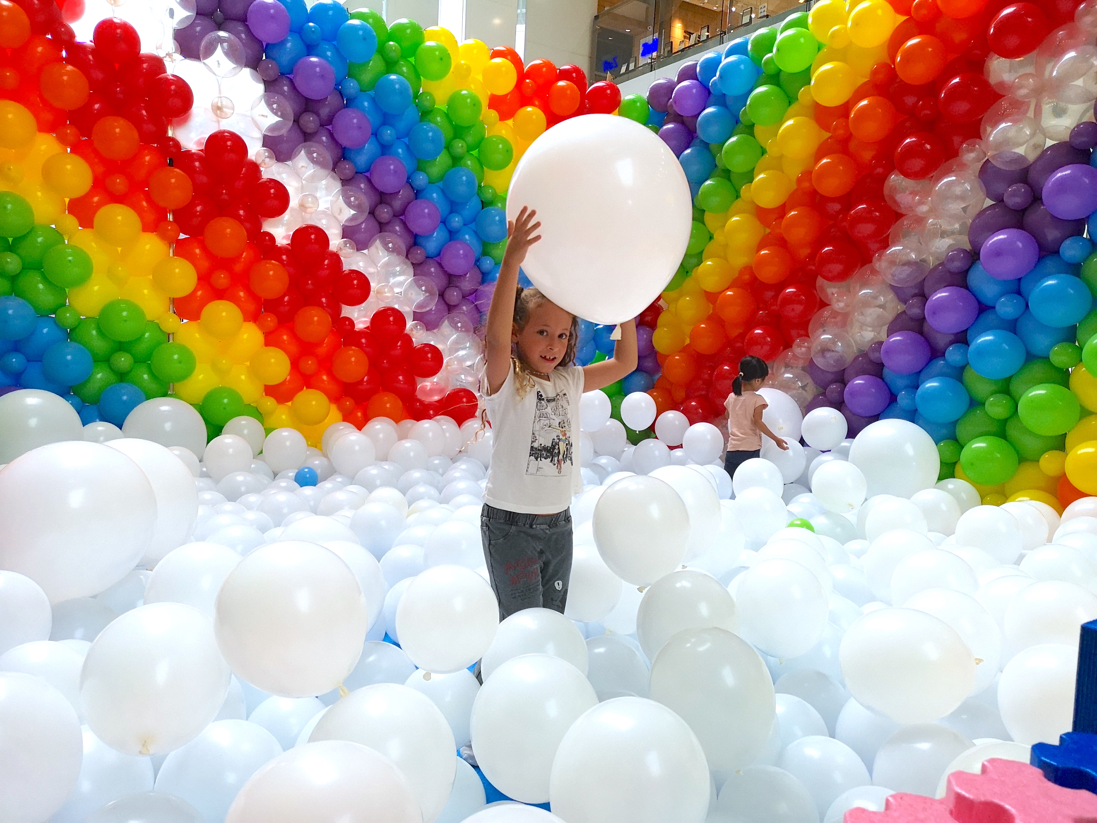 Rainbow Balloon Pit in Singapore