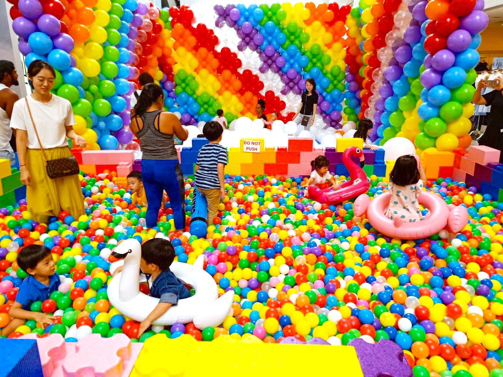 rainbow ball pit for hire singapore