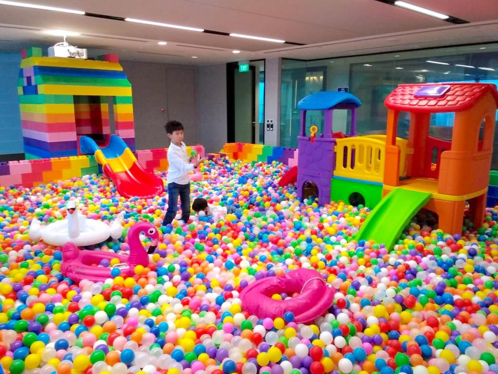 Giant Lego Ball Pit in Singapore
