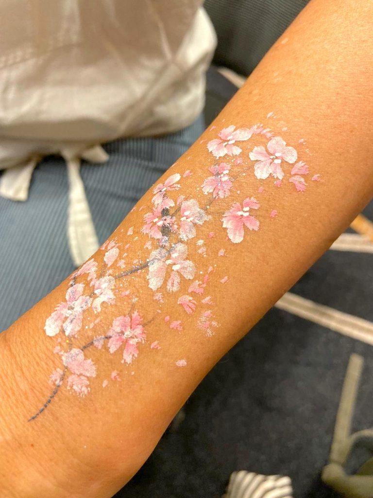 Sakura Flower Hand Paint