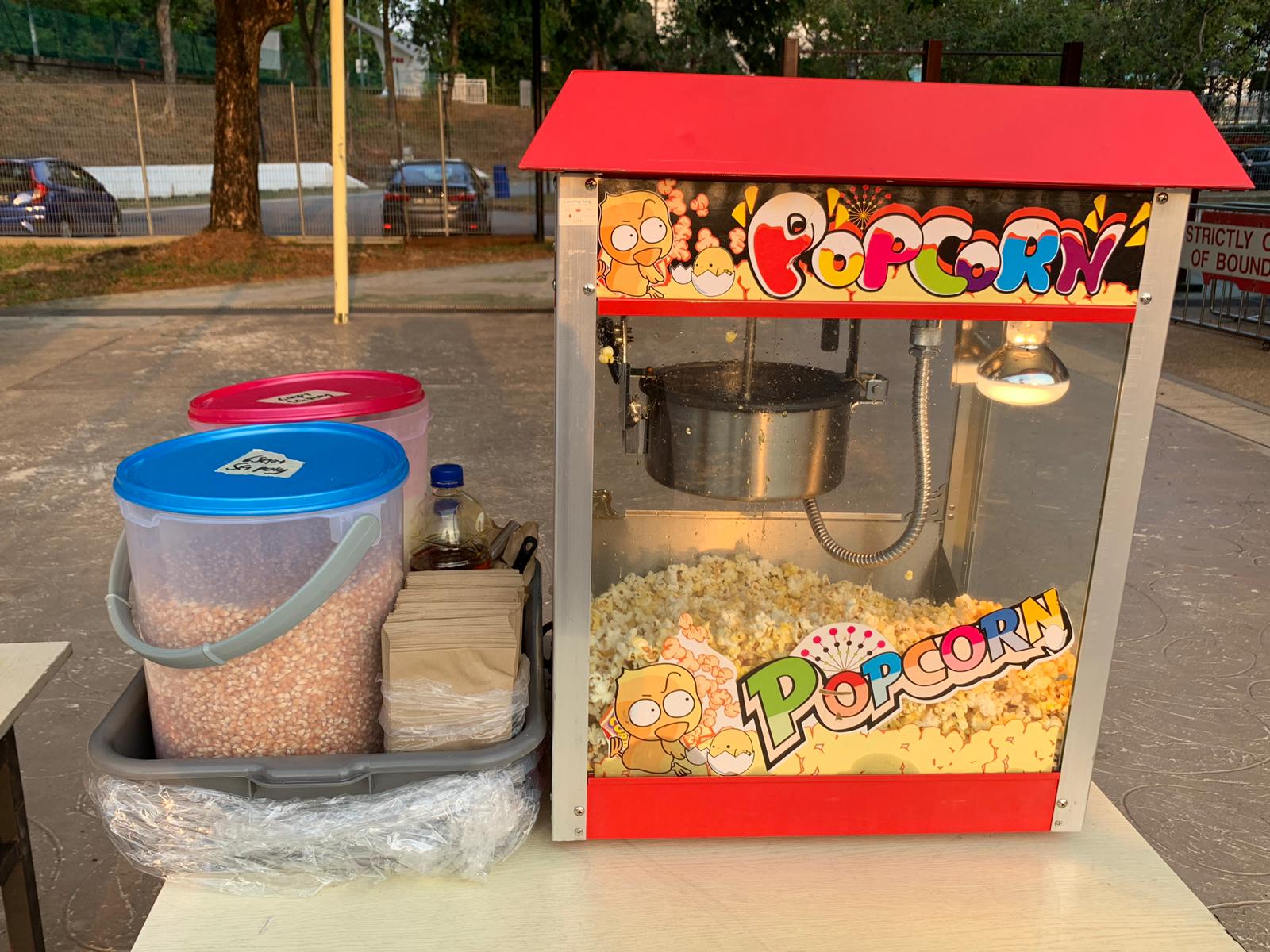 Popcorn Machine Rental for Outdoor Event
