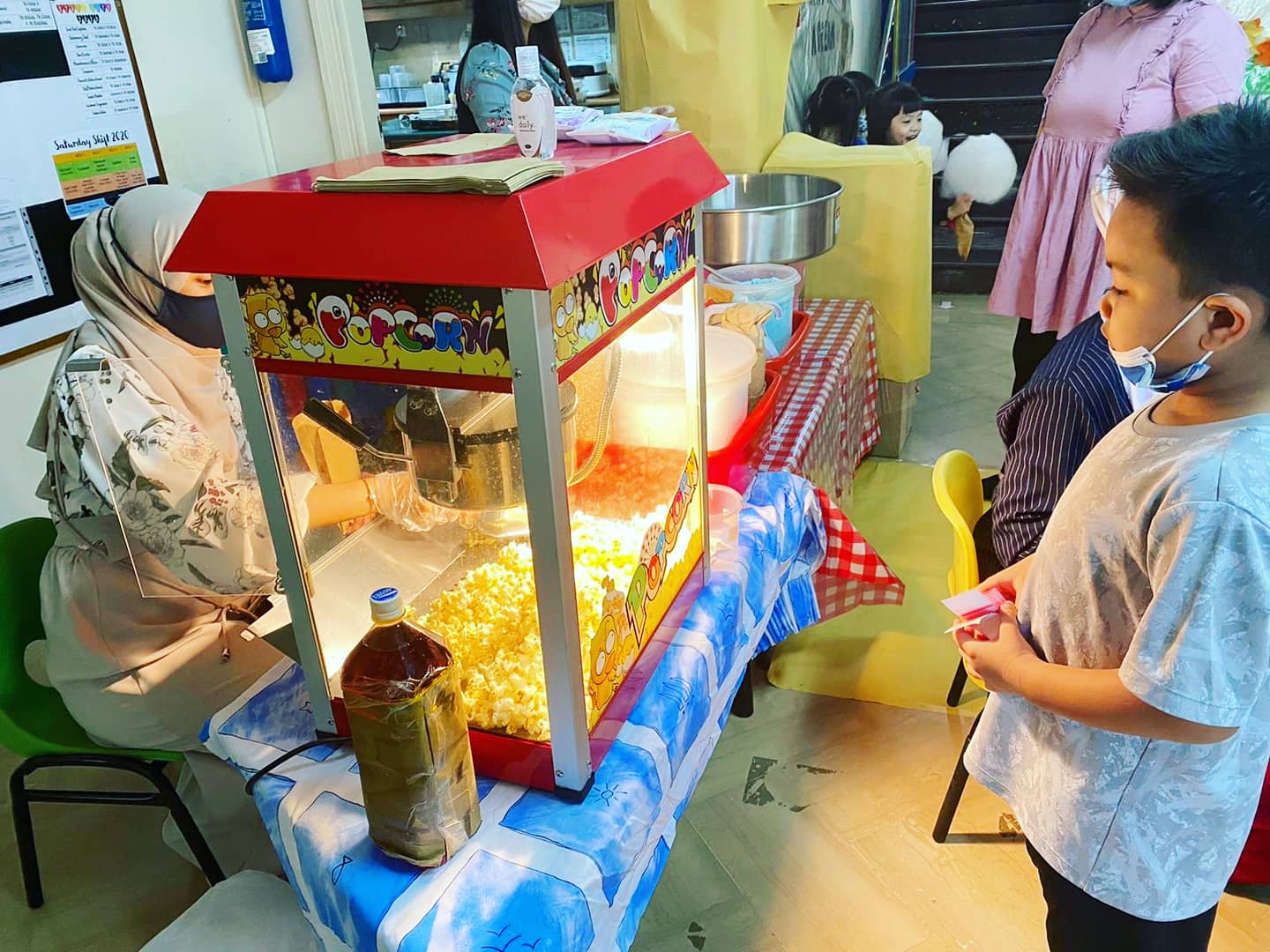 Popcorn Live Food Station for rental