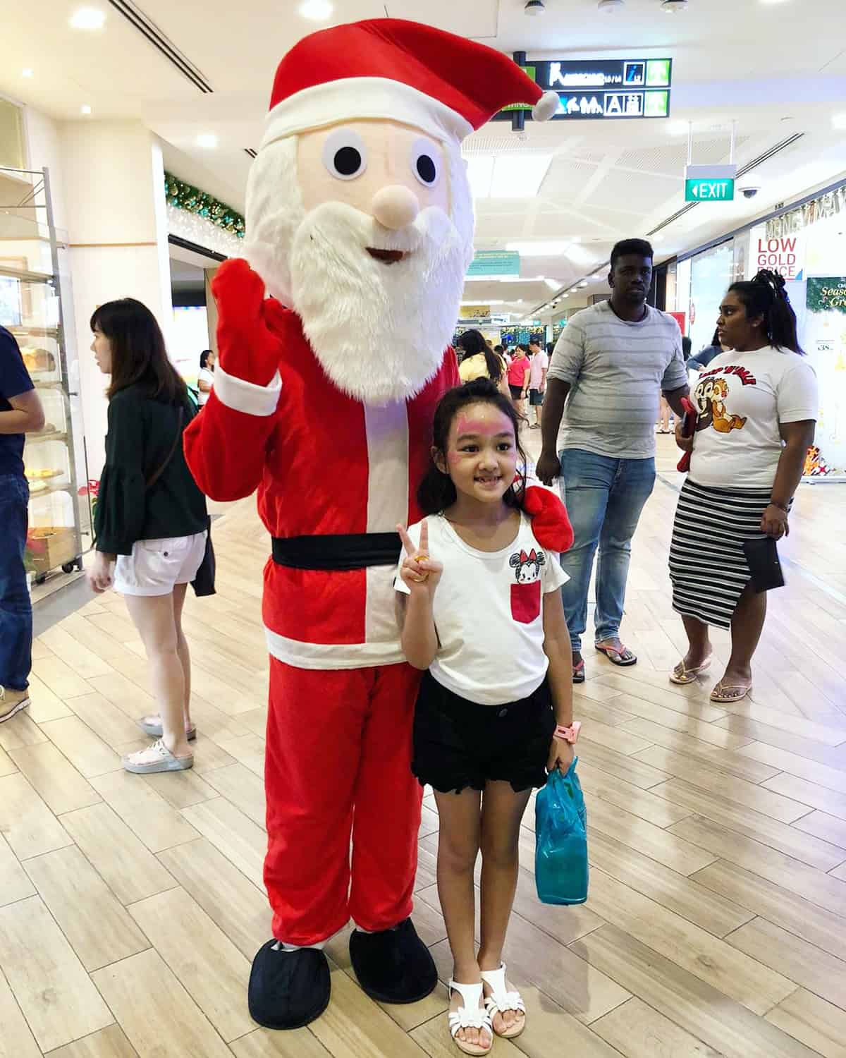 Santa mascot for christmas