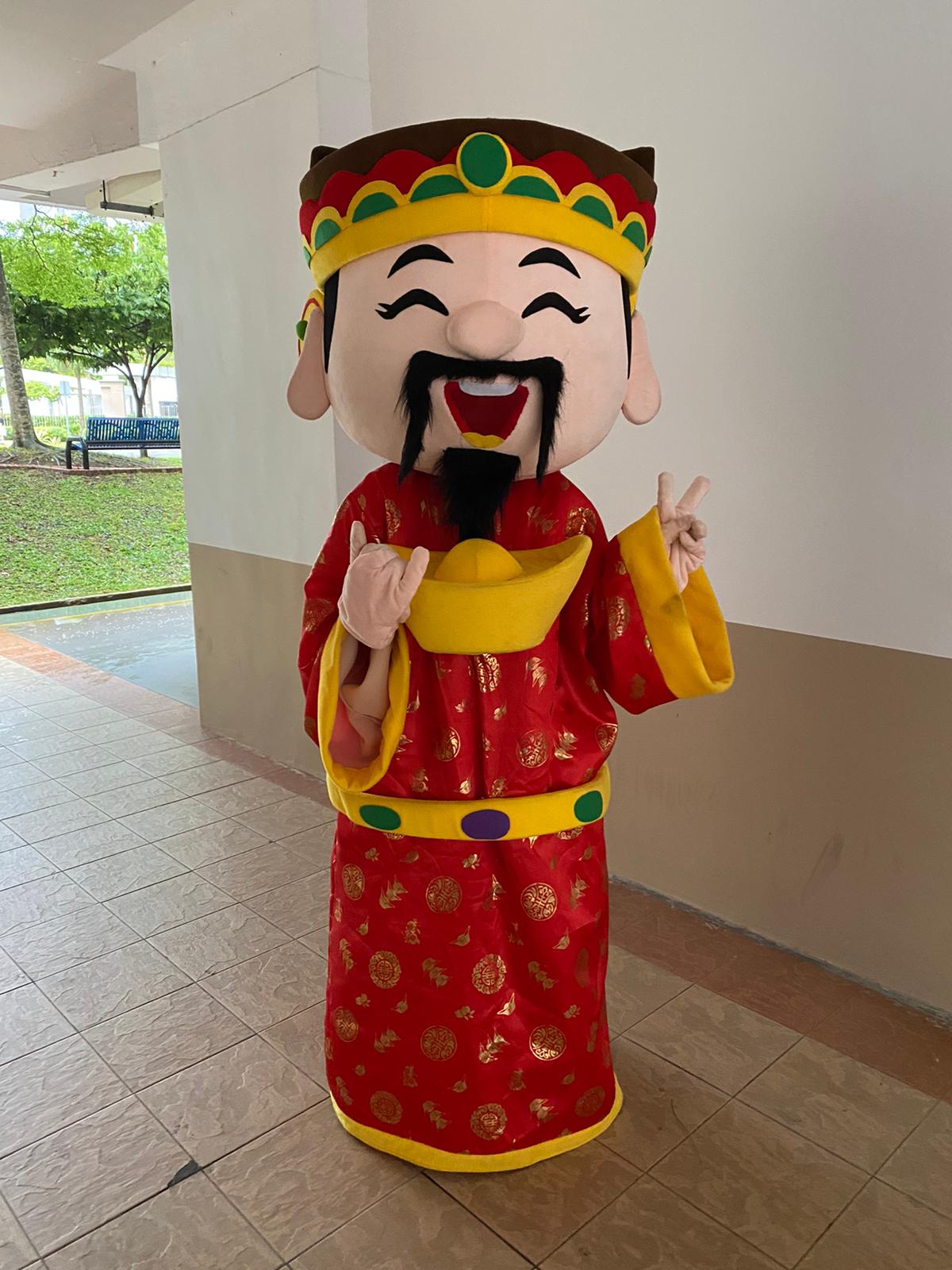 Cai Shen Ye Mascot Costume
