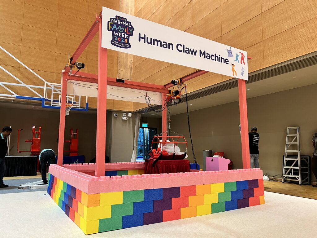 Human Claw Machine Rental in Singapore