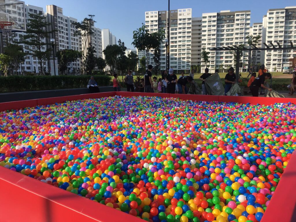 Red Giant Ball Pit Rental Singapore