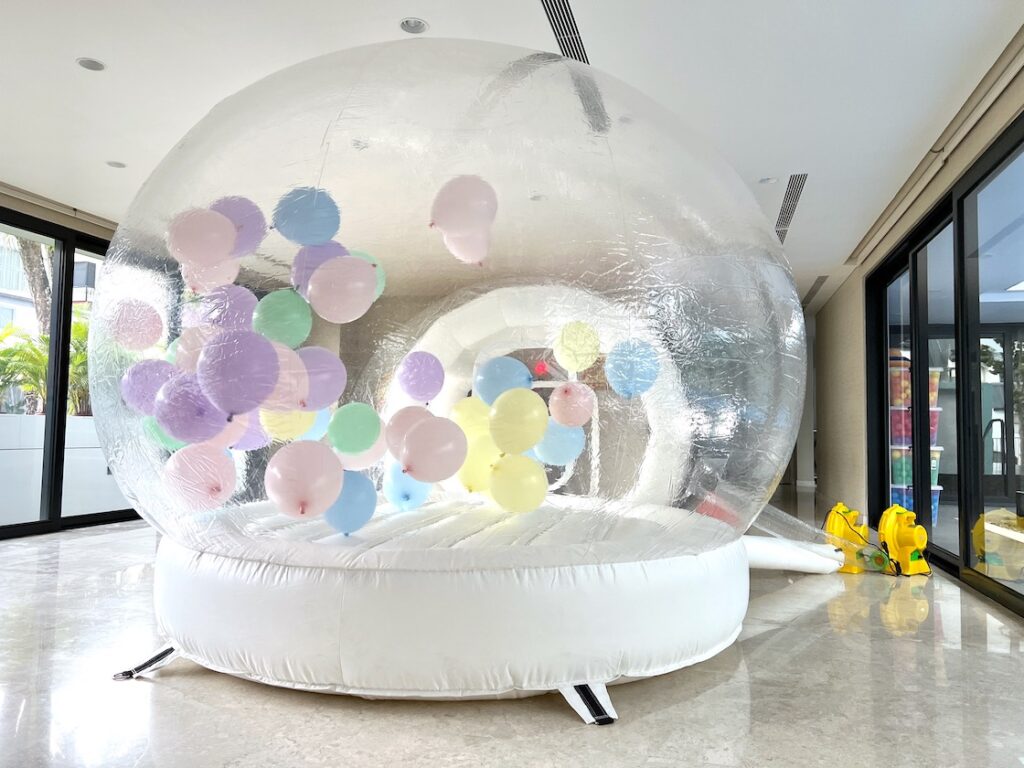 Inflatable bouncy balloon dome rental in singapore